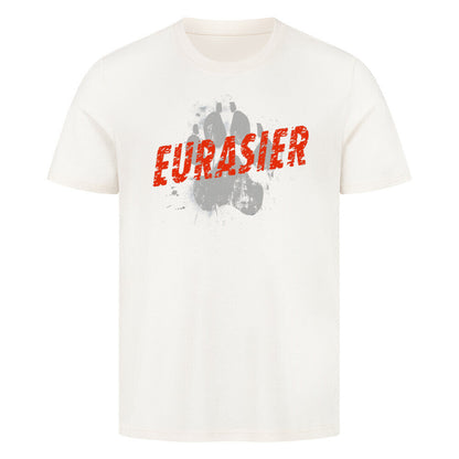Premium T-Shirt "Eurasier - PAW" Natural Raw – hunde-shirt.de