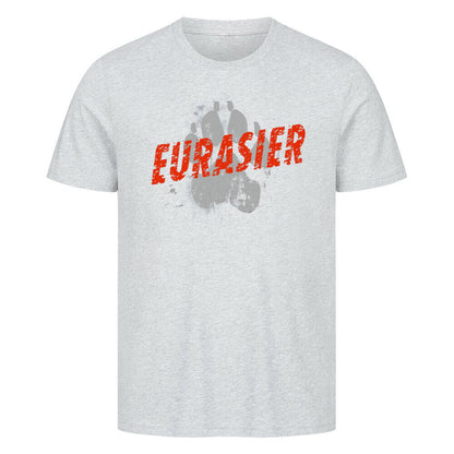 Premium T-Shirt "Eurasier - PAW" Heather Grey – hunde-shirt.de