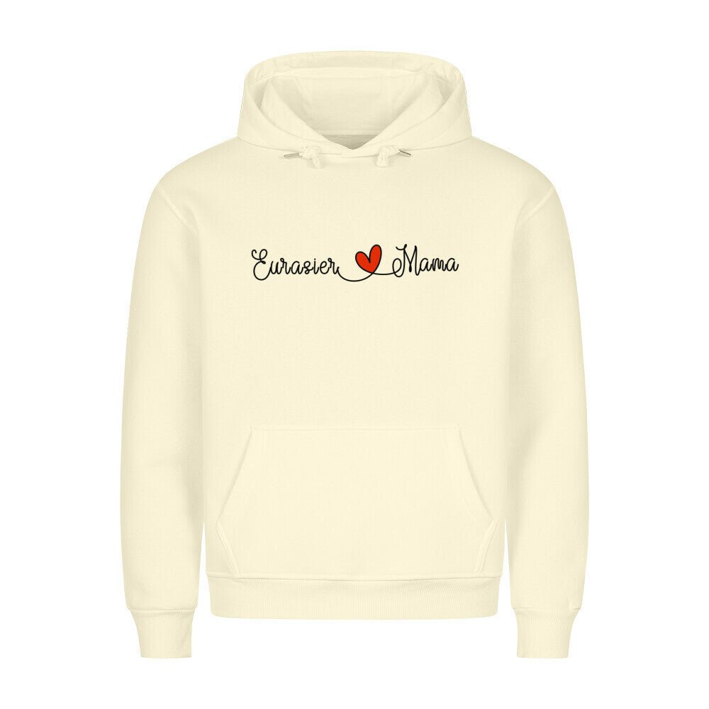 Premium Hoodie "Eurasier - Mama" Beige – hunde-shirt.de