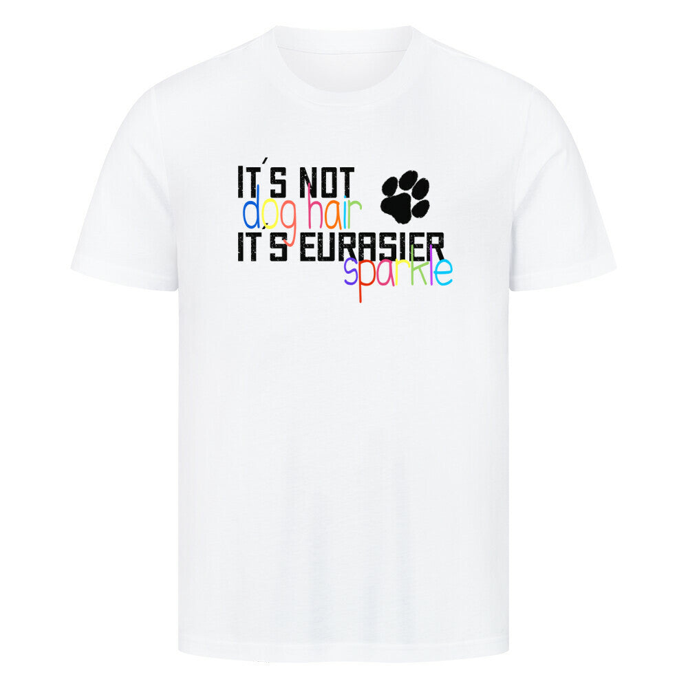 Premium T-Shirt "Eurasier - Sparkle" Weiß – hunde-shirt.de