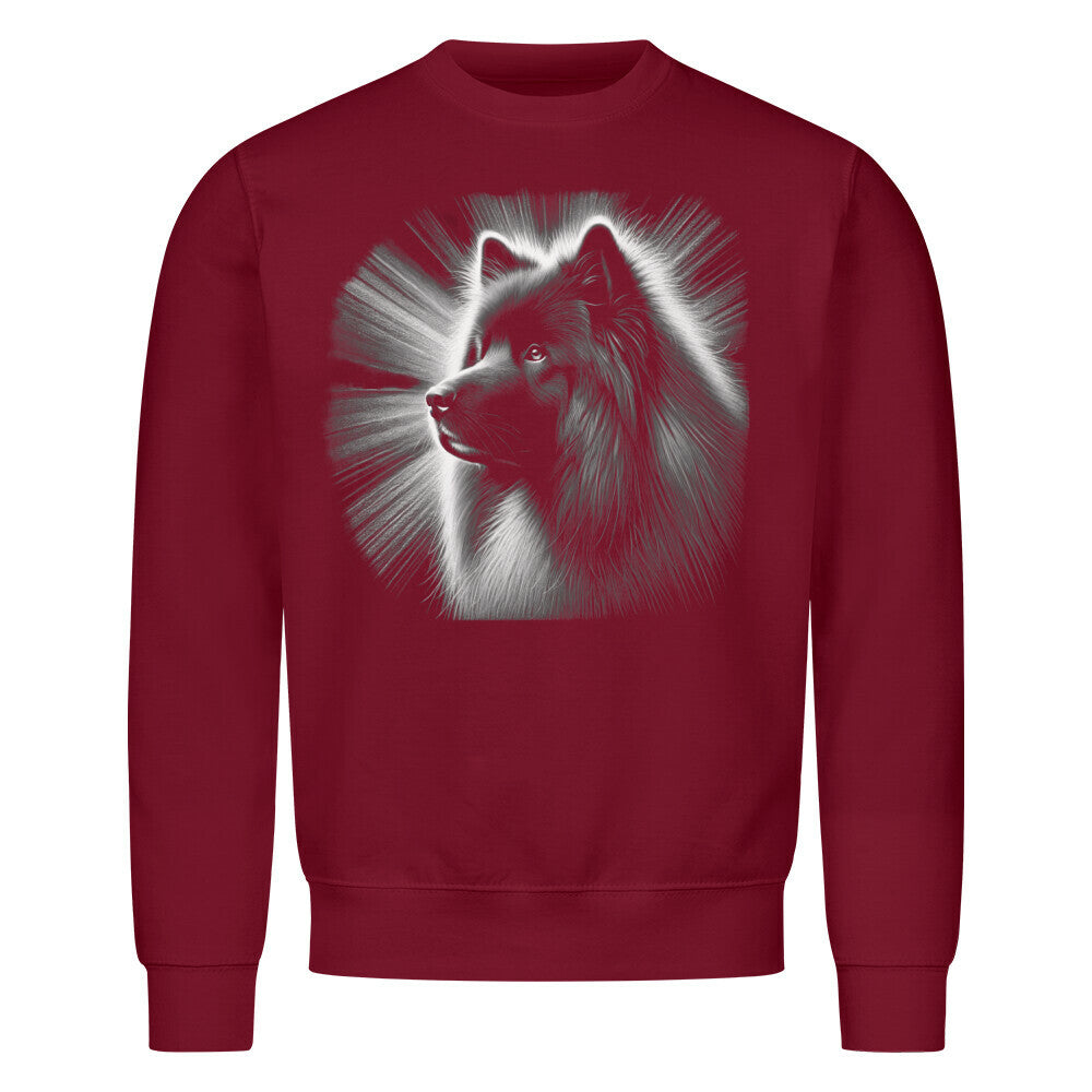 Premium Sweatshirt "Eurasier - Shine" Burgunder – hunde-shirt.de