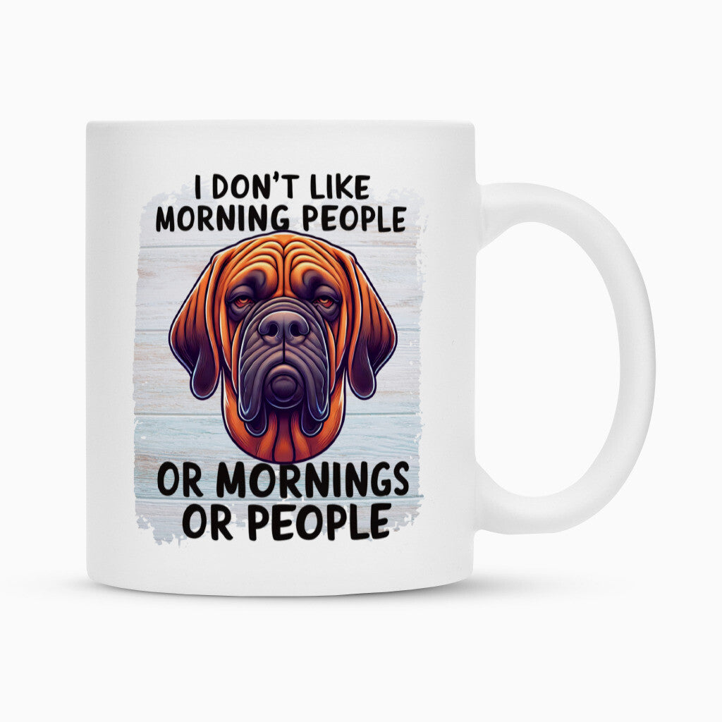 Tasse "Fila Brasileiro - Morning People" Weiß – hunde-shirt.de