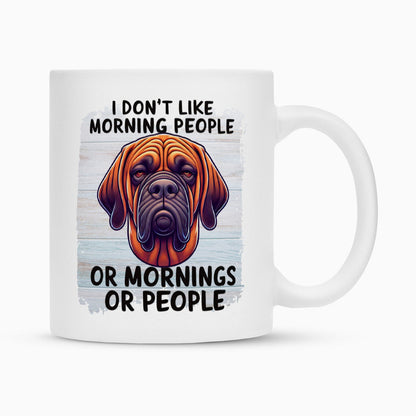 Tasse "Fila Brasileiro - Morning People" Weiß – hunde-shirt.de