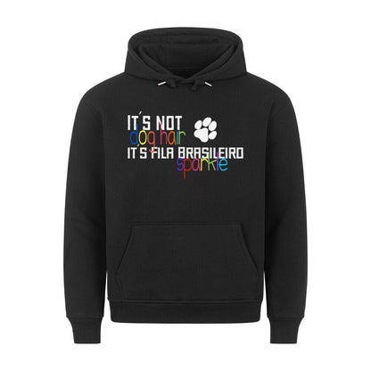 Premium Hoodie "Fila Brasileiro - Sparkle" Schwarz – hunde-shirt.de
