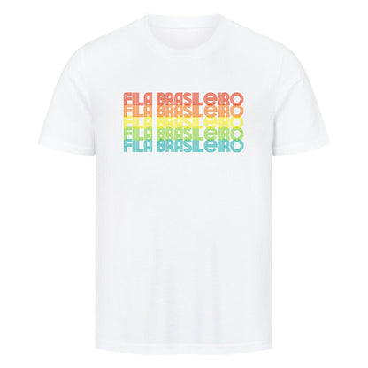 Premium T-Shirt "Fila Brasileiro - RETRO" Weiß – hunde-shirt.de