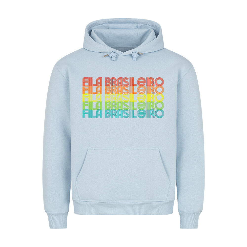 Premium Hoodie "Fila Brasileiro - RETRO" Babyblau – hunde-shirt.de