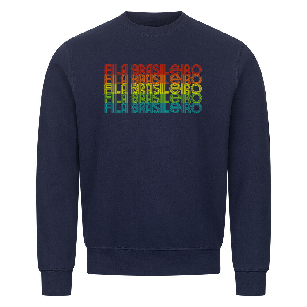 Premium Sweatshirt "Fila Brasileiro - RETRO" Navy Blue – hunde-shirt.de