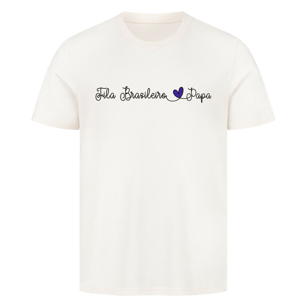 Premium T-Shirt "Fila Brasileiro - Papa" Natural Raw – hunde-shirt.de