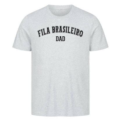 Premium T-Shirt "Fila Brasileiro - DAD" Heather Grey – hunde-shirt.de