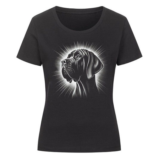 Premium Organic Damen-Shirt "Fila Brasileiro - Shine" Schwarz – hunde-shirt.de