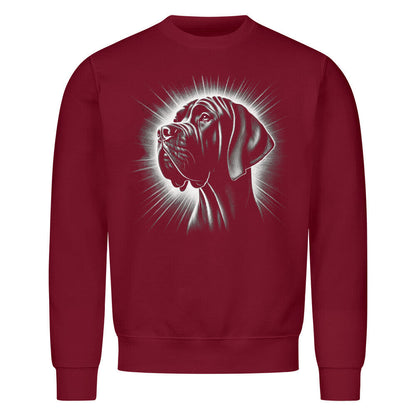 Premium Sweatshirt "Fila Brasileiro - Shine" Burgunder – hunde-shirt.de