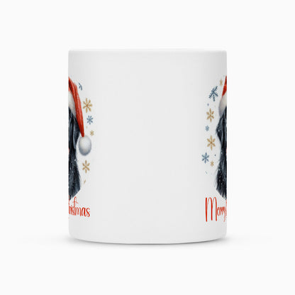 Tasse "Flat Coated Retriever - Merry Christmas" – hunde-shirt.de