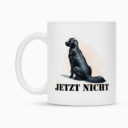 Tasse "Flat Coated Retriever - JETZT NICHT" – hunde-shirt.de