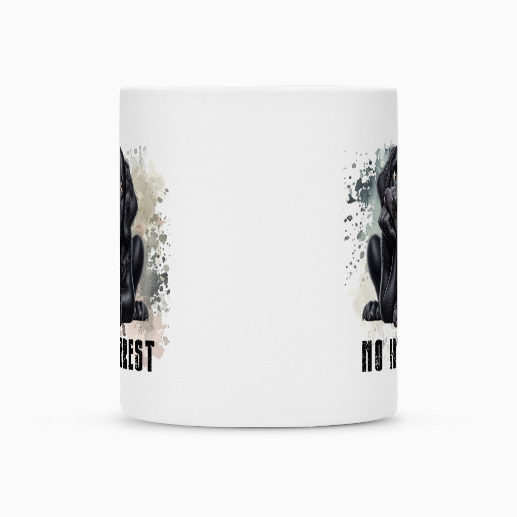 Tasse "Flat Coated Retriever - No interest" – hunde-shirt.de