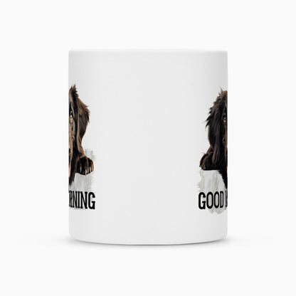 Tasse "Flat Coated Retriever - Good Morning" – hunde-shirt.de