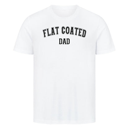 Premium T-Shirt "Flat Coated Retriever - DAD" Weiß – hunde-shirt.de