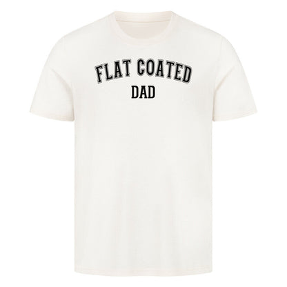 Premium T-Shirt "Flat Coated Retriever - DAD" Natural Raw – hunde-shirt.de