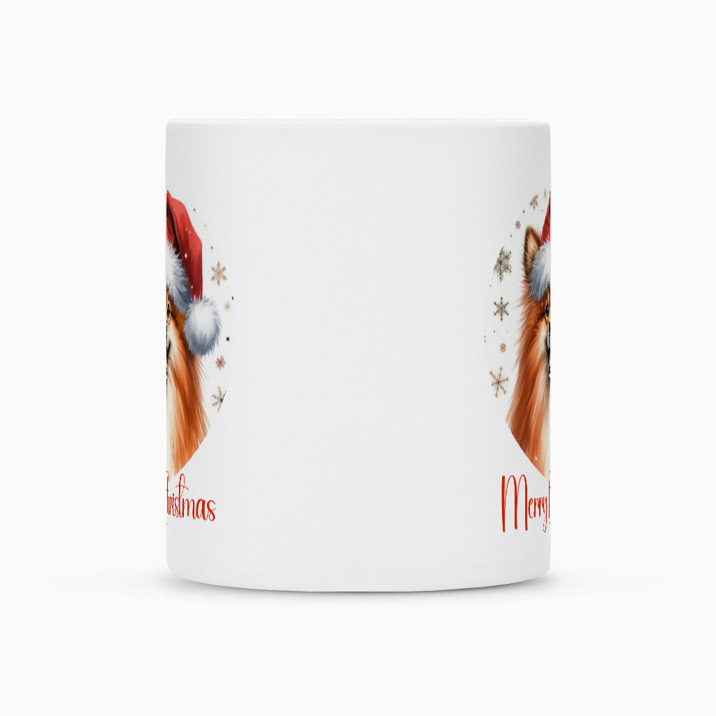 Tasse "Finnischer Spitz - Merry Christmas" – hunde-shirt.de