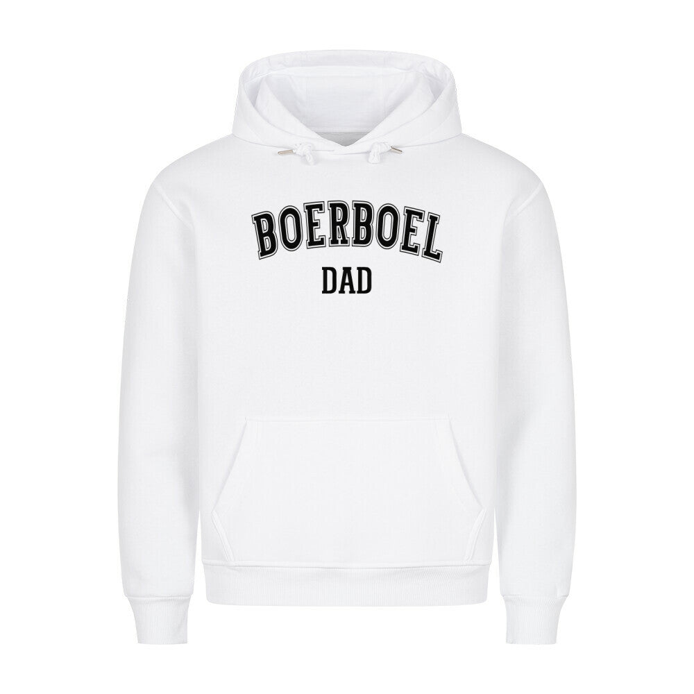 Premium Hoodie "Boerboel - DAD" Weiß – hunde-shirt.de