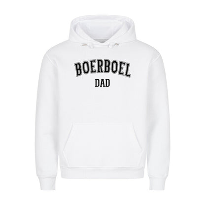 Premium Hoodie "Boerboel - DAD" Weiß – hunde-shirt.de
