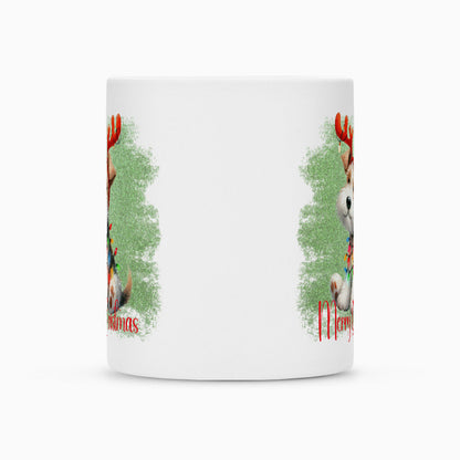 Tasse "Foxterrier ( Drahthaar ) - Funny Christmas" – hunde-shirt.de