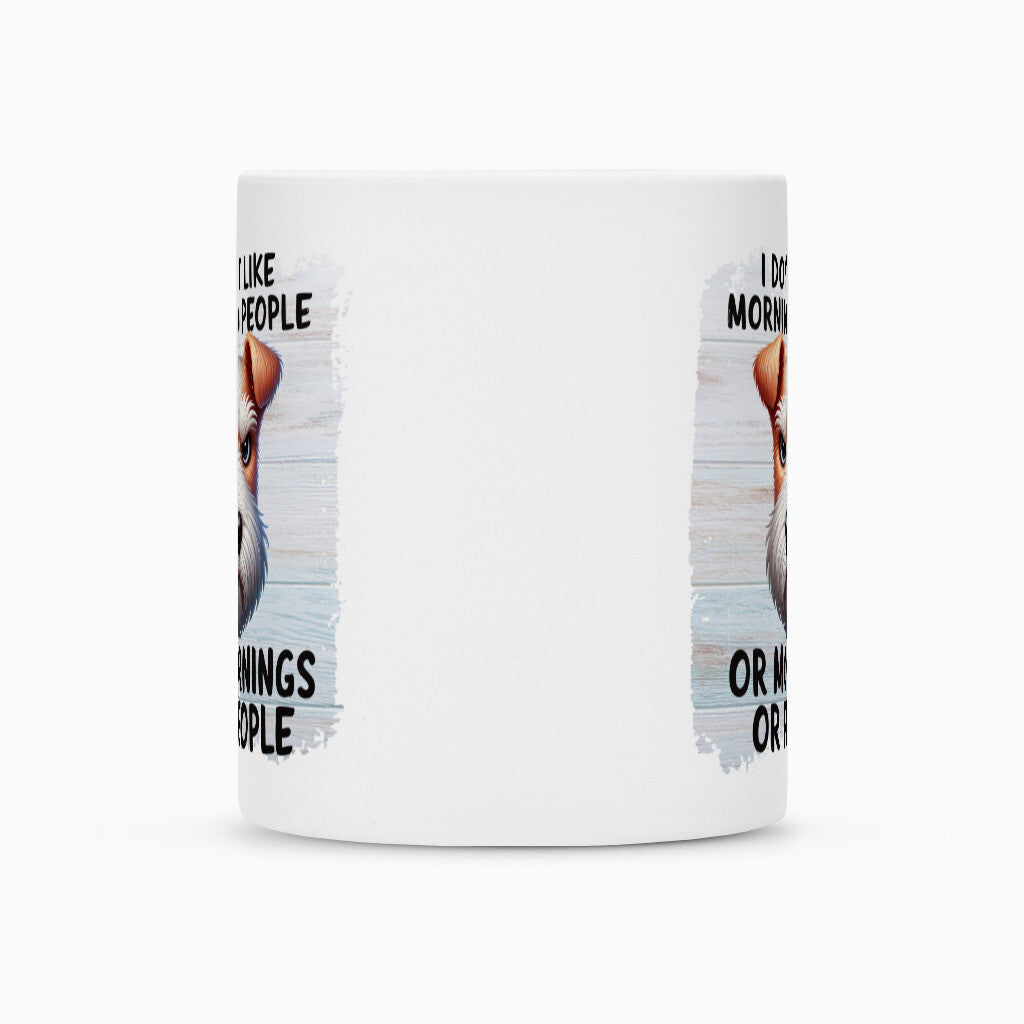 Tasse "Foxterrier ( Drahthaar ) - Morning People" – hunde-shirt.de