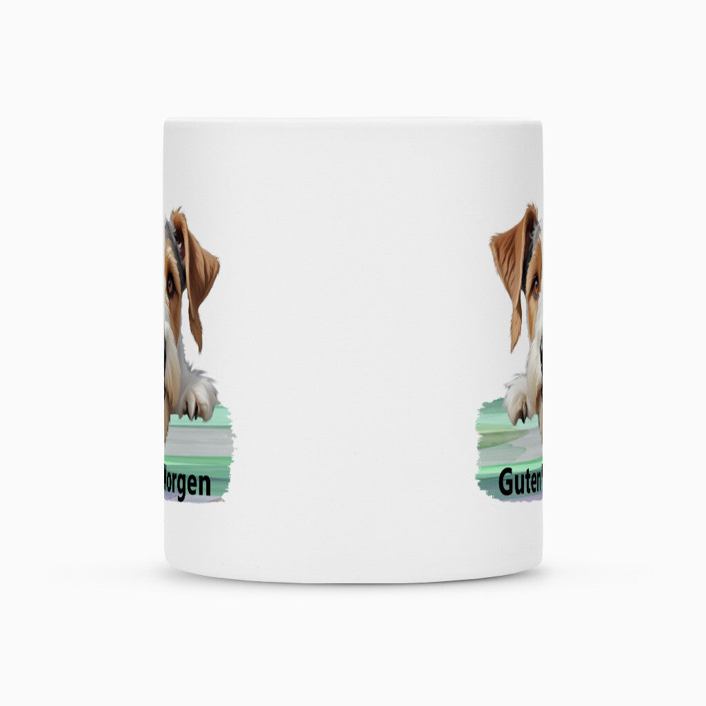 Tasse "Foxterrier ( Drahthaar ) - Guten Morgen" – hunde-shirt.de