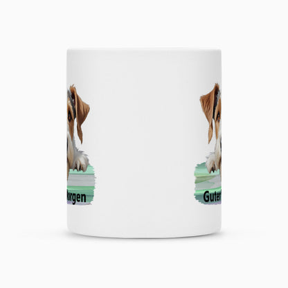 Tasse "Foxterrier ( Drahthaar ) - Guten Morgen" – hunde-shirt.de