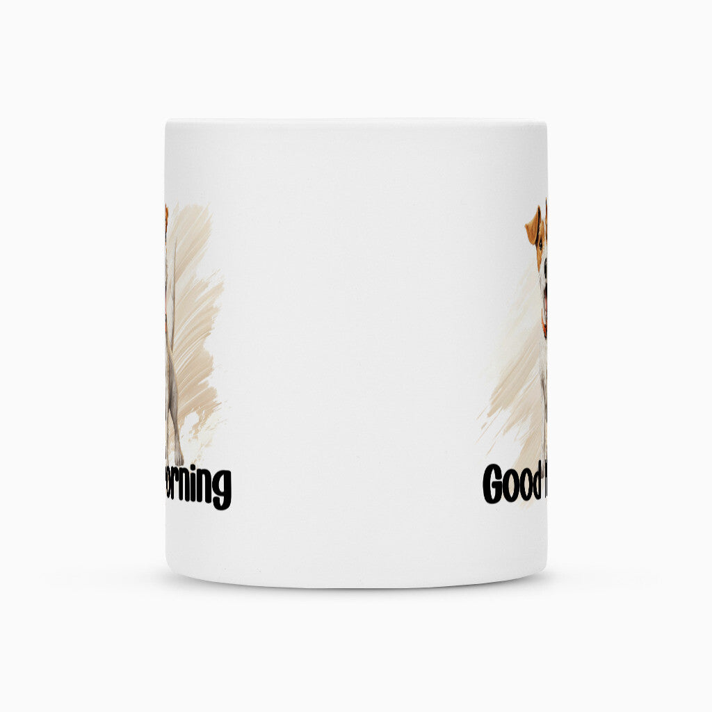 Tasse "Foxterrier ( Drahthaar ) - Good Morning" – hunde-shirt.de