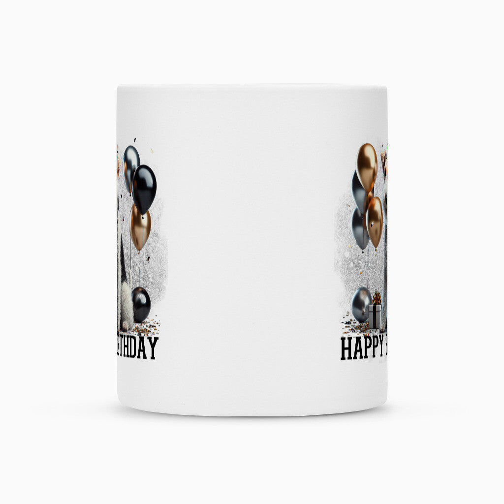 Tasse "Foxterrier ( Drahthaar ) - Birthday" – hunde-shirt.de