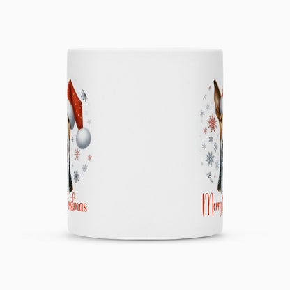 Tasse "Foxterrier ( Glatthaar ) - Merry Christmas" – hunde-shirt.de