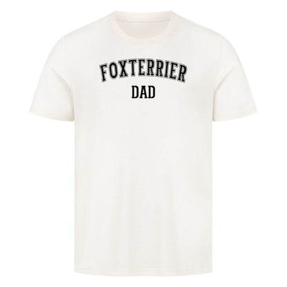 Premium T-Shirt "Foxterrier - DAD" Natural Raw – hunde-shirt.de