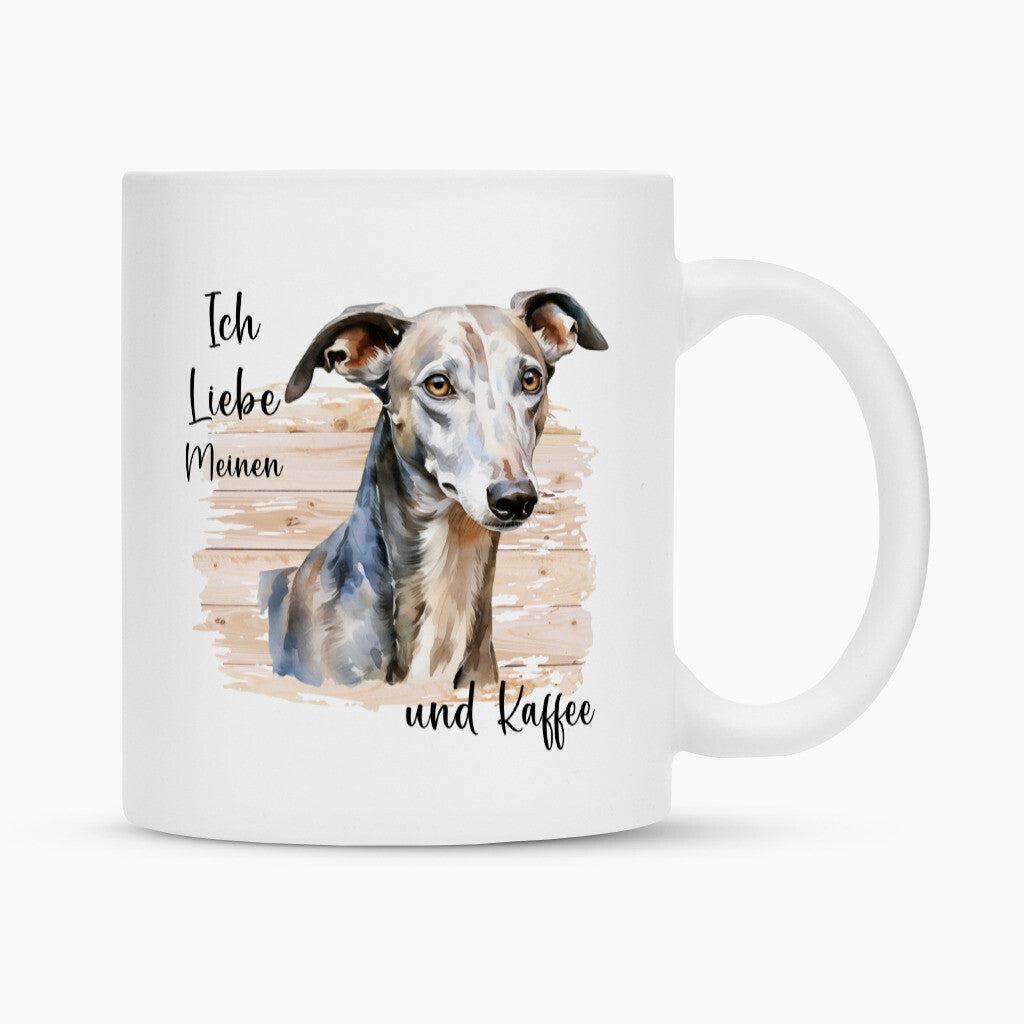Tasse "Galgo - Ich liebe..." Weiß – hunde-shirt.de