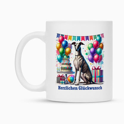 Tasse "Galgo - Herzlichen Glückwunsch" – hunde-shirt.de
