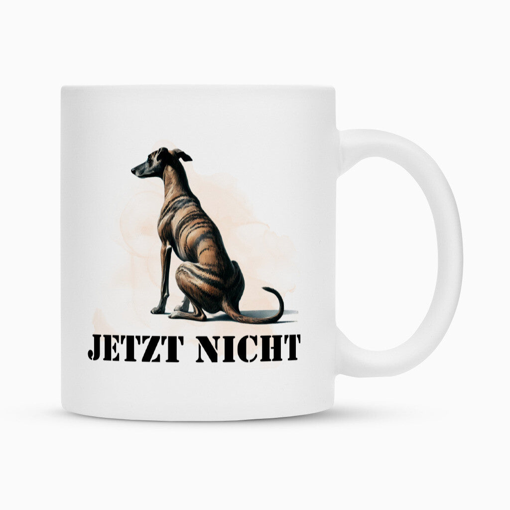 Tasse "Galgo - JETZT NICHT 2" Weiß – hunde-shirt.de