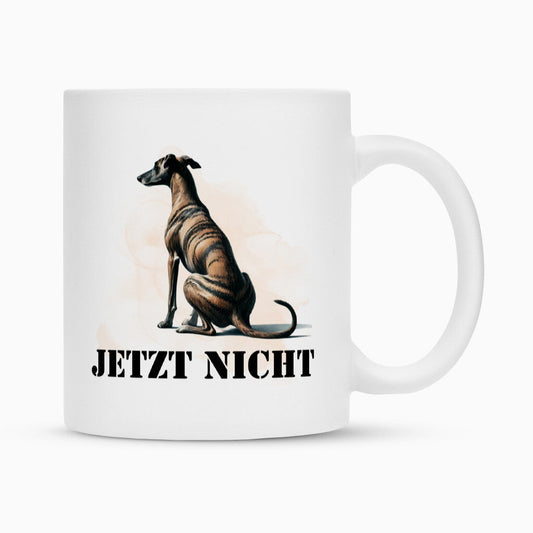 Tasse "Galgo - JETZT NICHT 2" Weiß – hunde-shirt.de