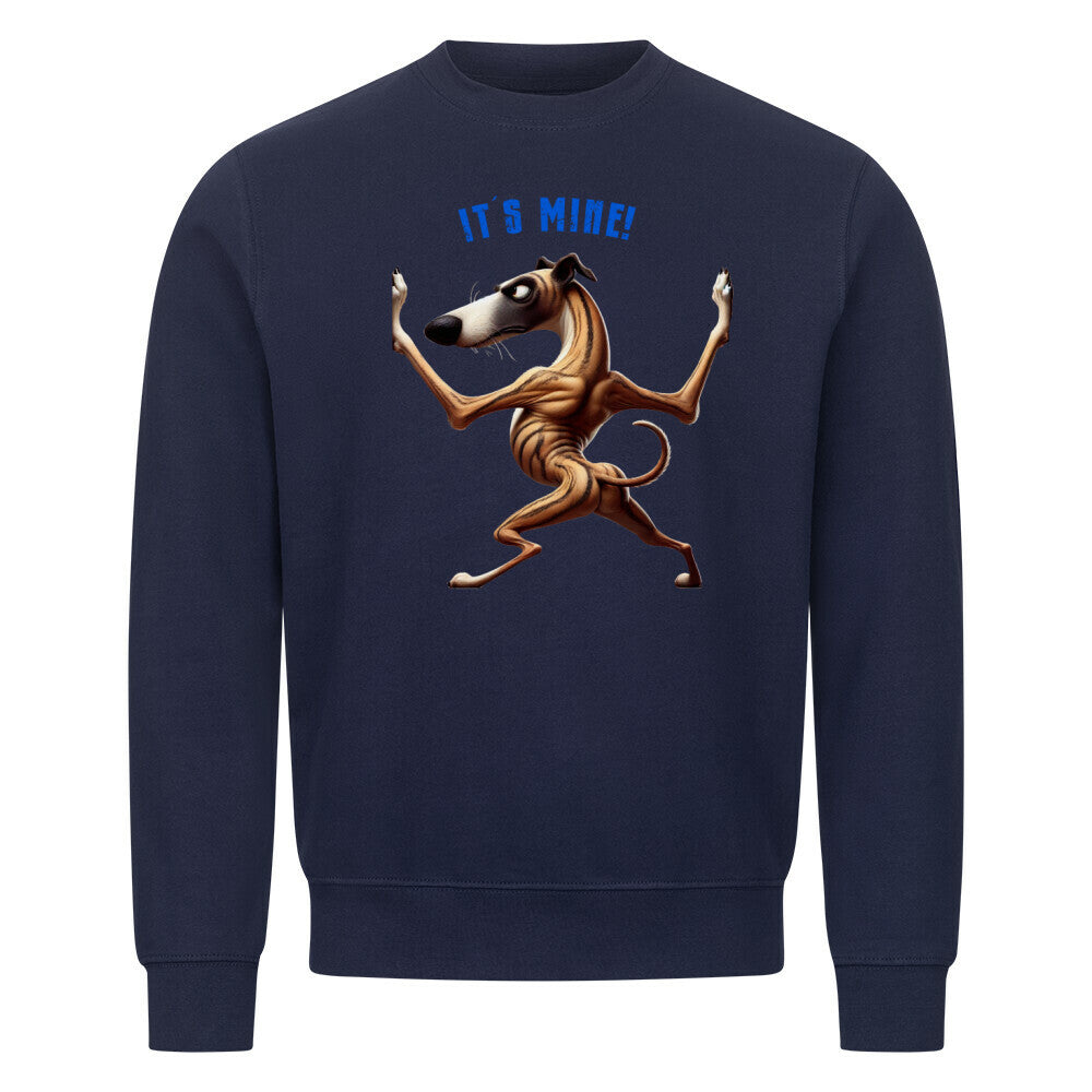 Premium Sweatshirt "Galgo - It´s mine" Navy Blue – hunde-shirt.de