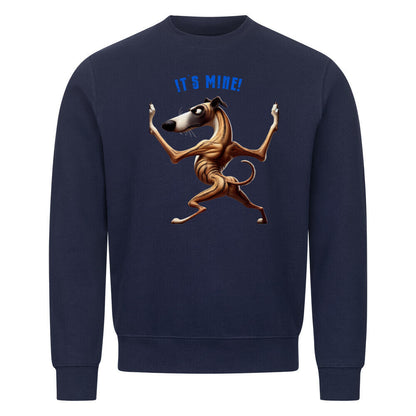 Premium Sweatshirt "Galgo - It´s mine" Navy Blue – hunde-shirt.de