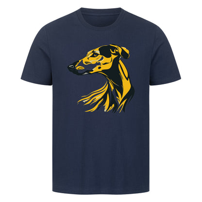 Premium T-Shirt "Galgo - Rush" French Navy – hunde-shirt.de