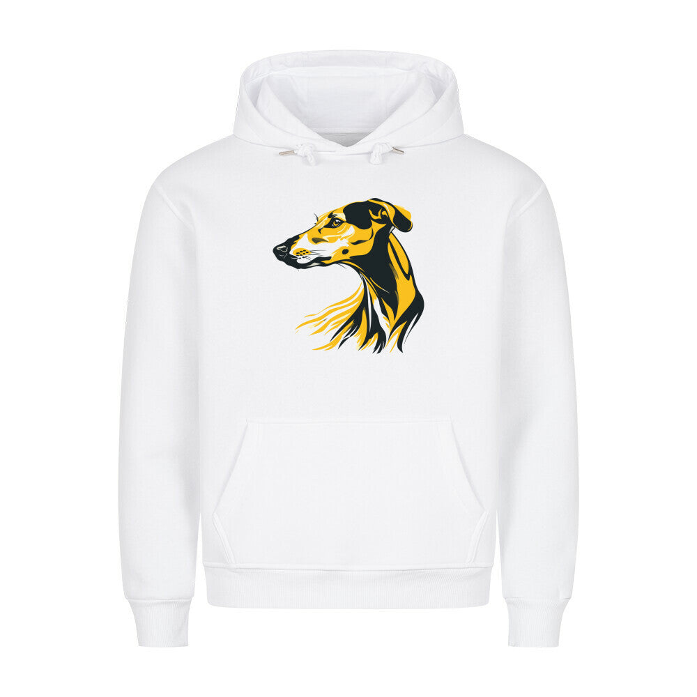 Premium Hoodie "Galgo - Rush" Weiß – hunde-shirt.de