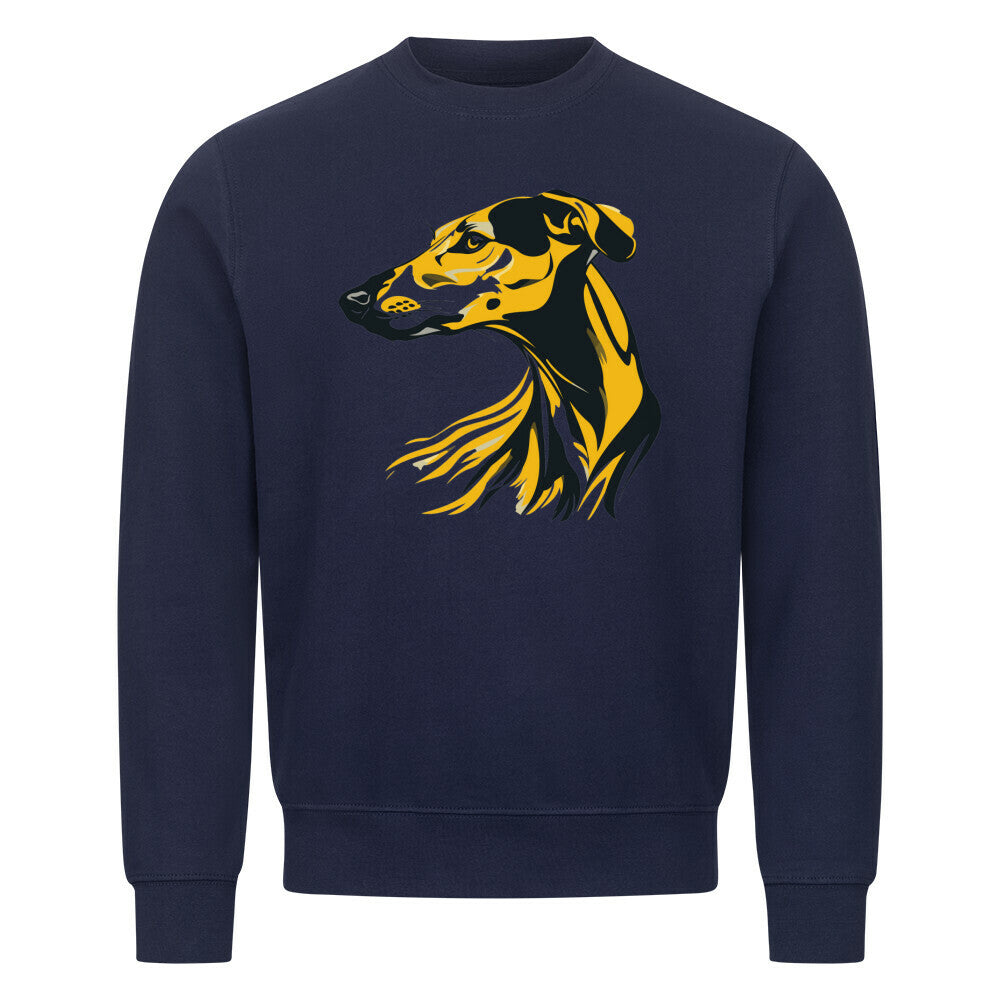 Premium Sweatshirt "Galgo - Rush" Navy Blue – hunde-shirt.de