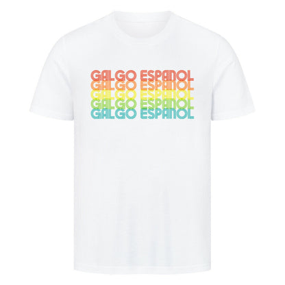 Premium T-Shirt "Galgo - RETRO" Weiß – hunde-shirt.de