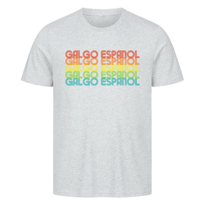 Premium T-Shirt "Galgo - RETRO" Heather Grey – hunde-shirt.de