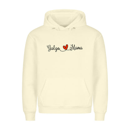 Premium Hoodie "Galgo - Mama" Beige – hunde-shirt.de