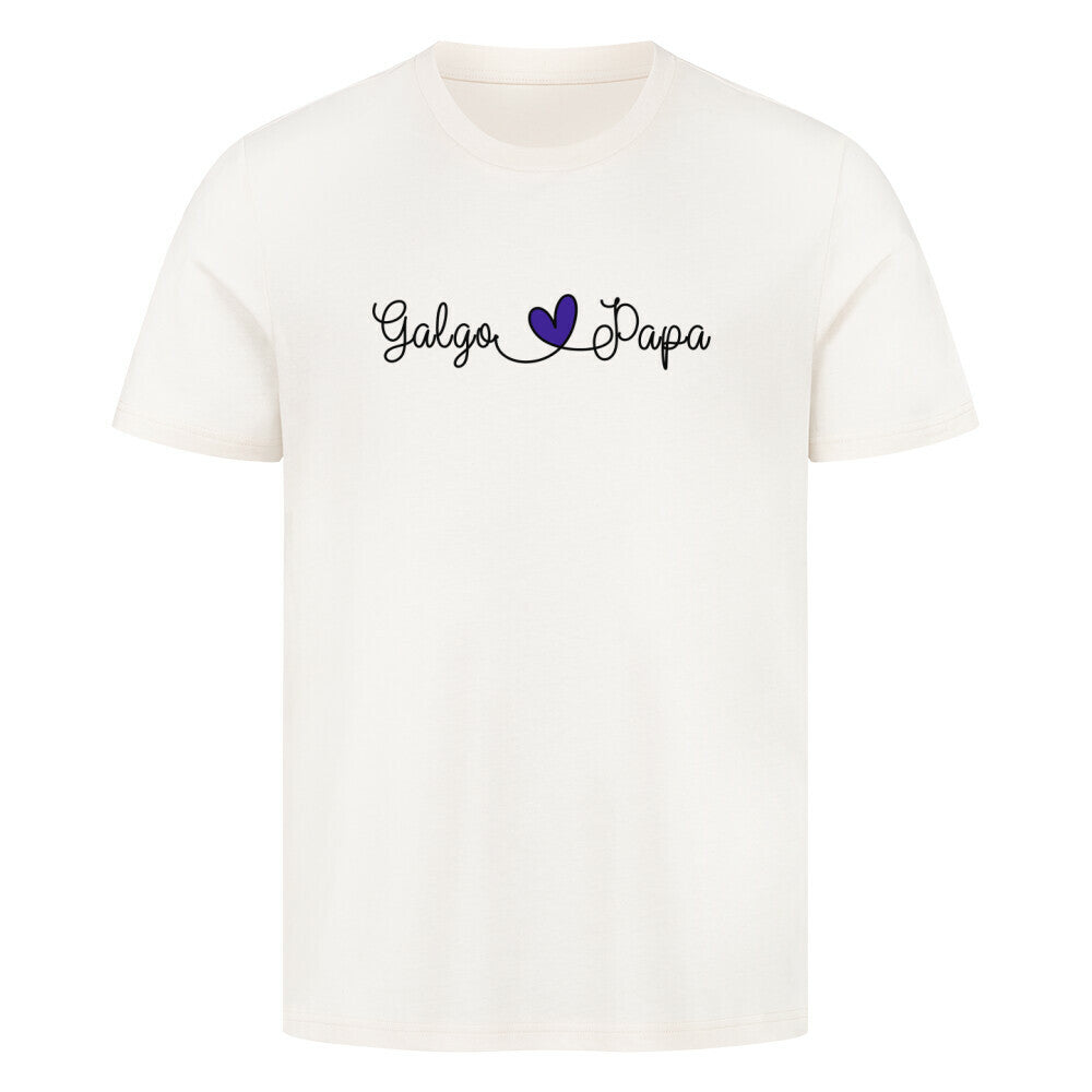 Premium T-Shirt "Galgo - Papa" Natural Raw – hunde-shirt.de