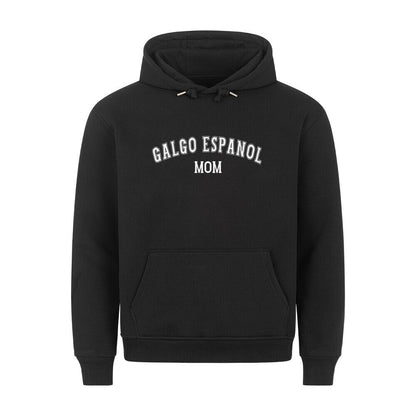 Premium Hoodie "Galgo - MOM" Schwarz – hunde-shirt.de