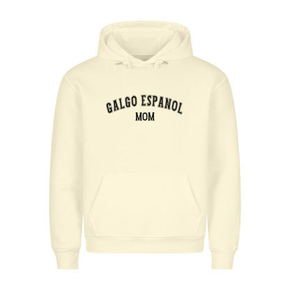 Premium Hoodie "Galgo - MOM" Beige – hunde-shirt.de