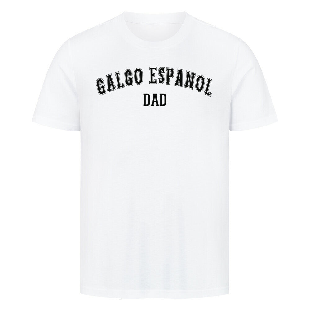 Premium T-Shirt "Galgo - DAD" Weiß – hunde-shirt.de