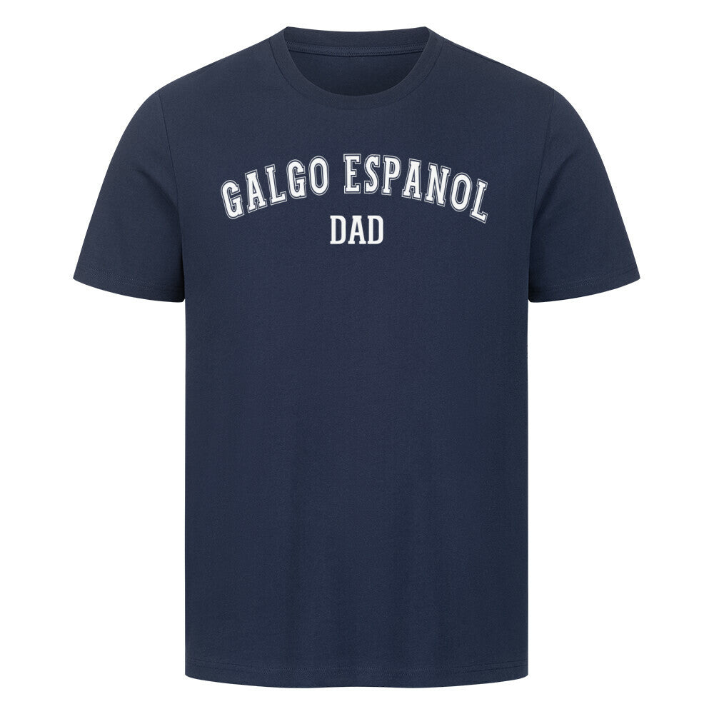 Premium T-Shirt "Galgo - DAD" French Navy – hunde-shirt.de