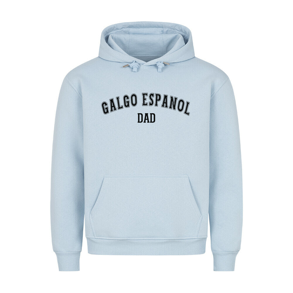 Premium Hoodie "Galgo - DAD" Babyblau – hunde-shirt.de